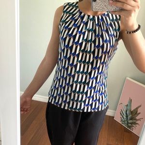 Calvin Klein Geometric Blouse